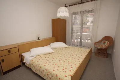 Krevet ili kreveti u jedinici u objektu Apartments by the sea Tisno, Murter - 5091