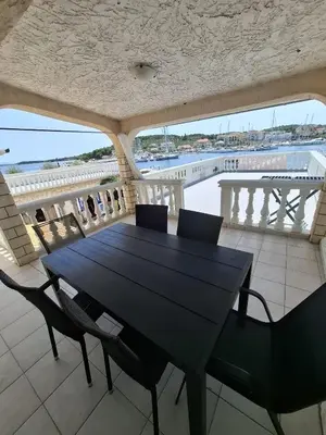 Balkon ili terasa u objektu Apartments by the sea Jezera, Murter - 5123