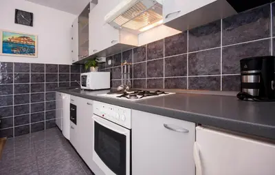 Kuhinja ili čajna kuhinja u objektu Apartments Tresan