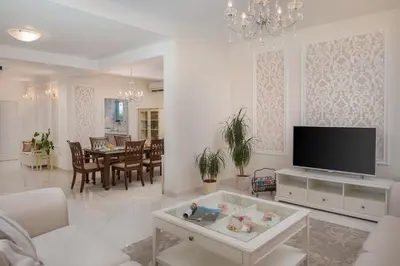 TV i/ili zabavni centar u objektu Villa Sunset Lady