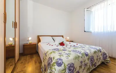 Krevet ili kreveti u jedinici u objektu Apartment Vodice With Sea View V