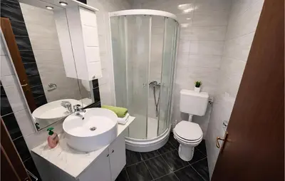 Kupaonica u objektu Apartment Sibenik With Sea View Xii