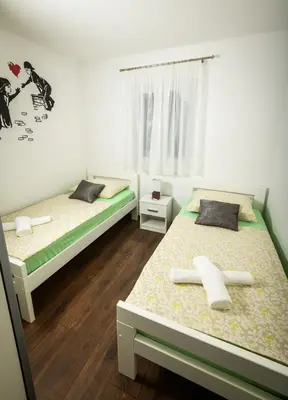 Krevet ili kreveti u jedinici u objektu Apartments Emina