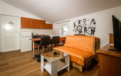 Kuhinja ili čajna kuhinja u objektu Apartments Emina