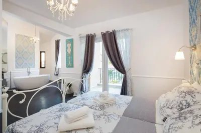 Krevet ili kreveti u jedinici u objektu Villa Sebenico