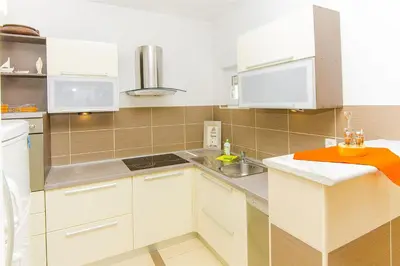 Kuhinja ili čajna kuhinja u objektu Apartments Ksenija