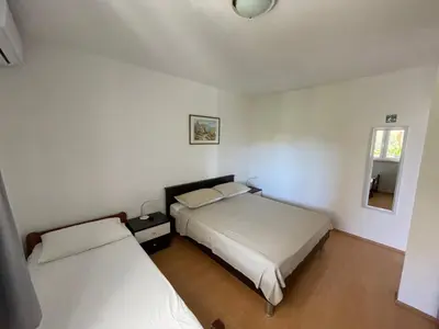 Krevet ili kreveti u jedinici u objektu Apartmani Jasminka