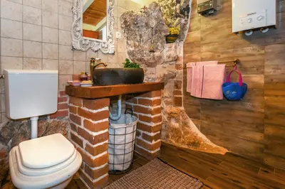 Kupaonica u objektu Holiday Home Paradise Beach