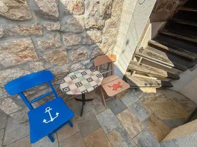 Tlocrt objekta Voltera Apartments in Betina Old Town, with Parking Nearby