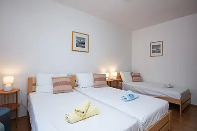 Krevet ili kreveti u jedinici u objektu Apartment Tisno 4295a