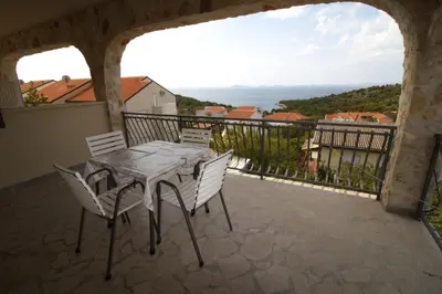 Balkon ili terasa u objektu Murter Inn