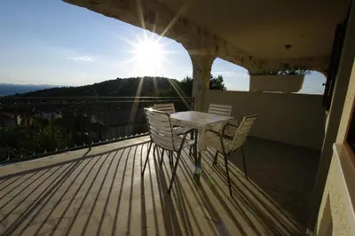 Balkon ili terasa u objektu Murter Inn