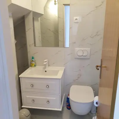 Kupaonica u objektu Aparthotel Marina
