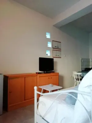 TV i/ili zabavni centar u objektu Blue Holidays Apartment