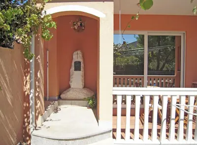 Balkon ili terasa u objektu Family friendly house with a swimming pool Jezera, Murter - 5124