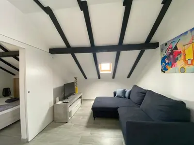 TV i/ili zabavni centar u objektu Apartmani Grebastica