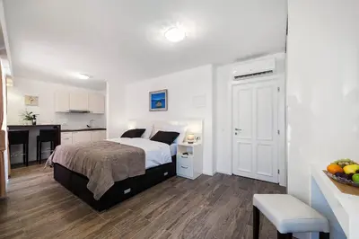 Krevet ili kreveti u jedinici u objektu Apartments Palace Rialto
