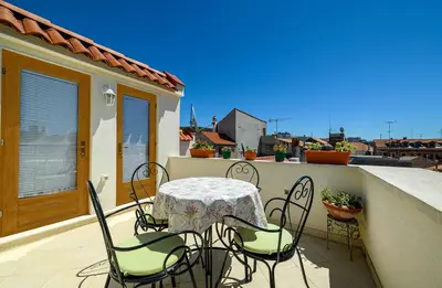 Balkon ili terasa u objektu Apartments Festum