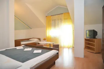 Krevet ili kreveti u jedinici u objektu Apartments Crljić