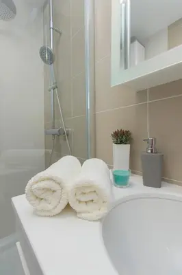 Kupaonica u objektu Apartments Zorka