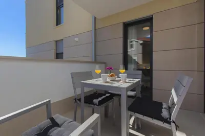 Balkon ili terasa u objektu Apartments Zorka