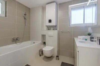 Kupaonica u objektu Apartments Zorka