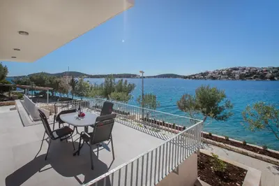 Tlocrt objekta Seaside luxury villa with a swimming pool Zatoglav, Rogoznica - 11685