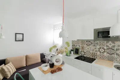 Kuhinja ili čajna kuhinja u objektu Apartment Mr Bellina