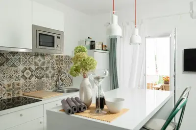 Kuhinja ili čajna kuhinja u objektu Apartment Mr Bellina