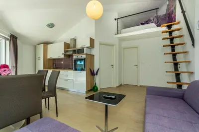 Kuhinja ili čajna kuhinja u objektu Apartments La Mirage