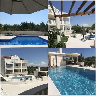 Bazen u objektu Villa Bachelor Apartments ili u blizini