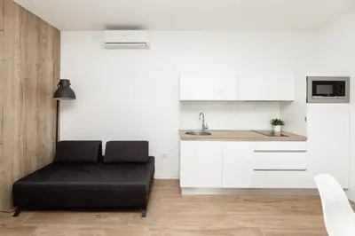 Kuhinja ili čajna kuhinja u objektu Olive Tree Apartments