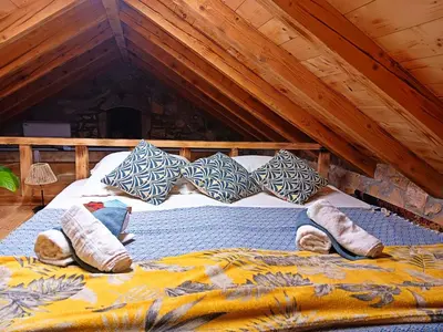 Krevet ili kreveti u jedinici u objektu Holiday Home Marko with football field