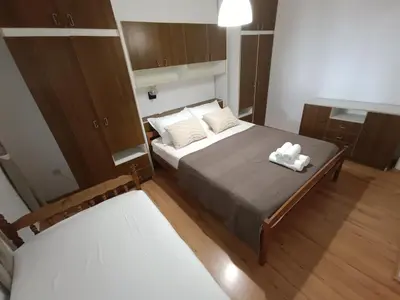 Krevet ili kreveti u jedinici u objektu Maria Apartments