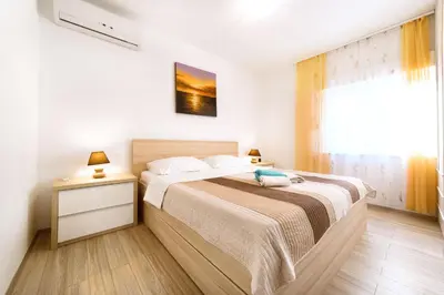 Krevet ili kreveti u jedinici u objektu Vila Vodice