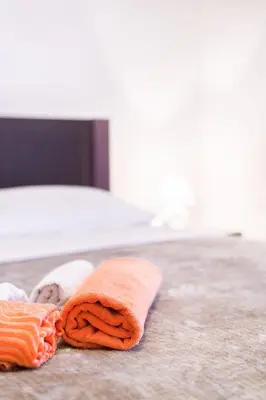 Krevet ili kreveti u jedinici u objektu Vila Vodice