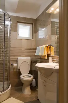 Kupaonica u objektu Modrika Apartments