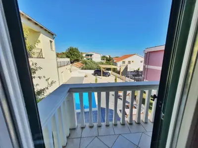 Balkon ili terasa u objektu Apartmani Latin Jezera
