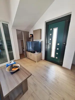 TV i/ili zabavni centar u objektu Apartmani Latin Jezera