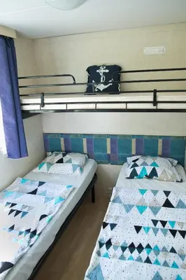 Krevet ili kreveti u jedinici u objektu Mobilehome Adams Glamping - Camp Adriatic