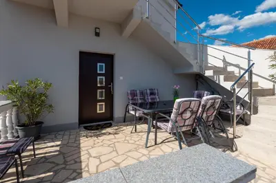 Balkon ili terasa u objektu Apartman Tribunj