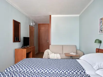 Krevet ili kreveti u jedinici u objektu Amadria Park Beach Hotel Niko