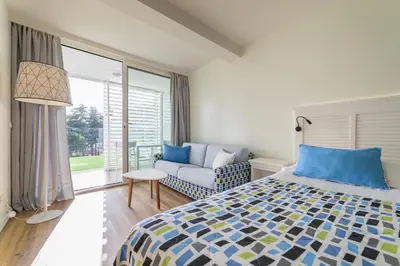 Krevet ili kreveti u jedinici u objektu Amadria Park Beach Hotel Jure