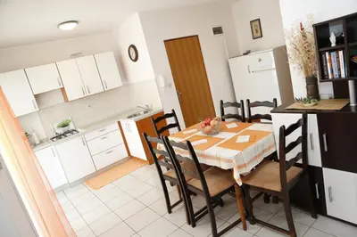 Kuhinja ili čajna kuhinja u objektu Apartman Alica Srima