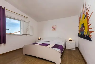 Krevet ili kreveti u jedinici u objektu Apartments Nada SeaView