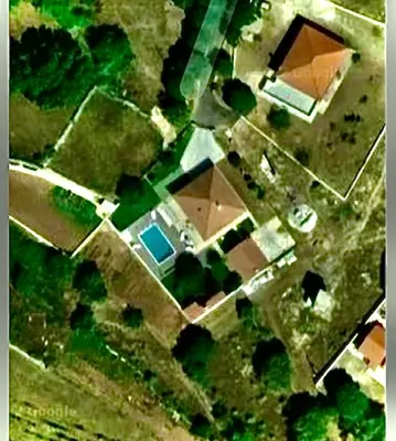 Ptičja perspektiva objekta Holiday Home Endi