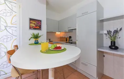 Kuhinja ili čajna kuhinja u objektu One-Bedroom Apartment In Vodice