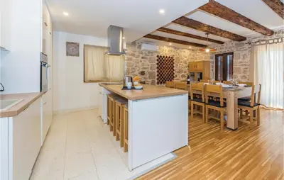 Kuhinja ili čajna kuhinja u objektu Cozy Home In Kaprije With Sauna