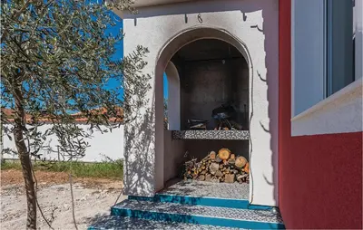 Tlocrt objekta Four-Bedroom Holiday Home In Cista Velika