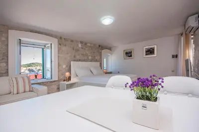 Krevet ili kreveti u jedinici u objektu Apartments Dalmata
